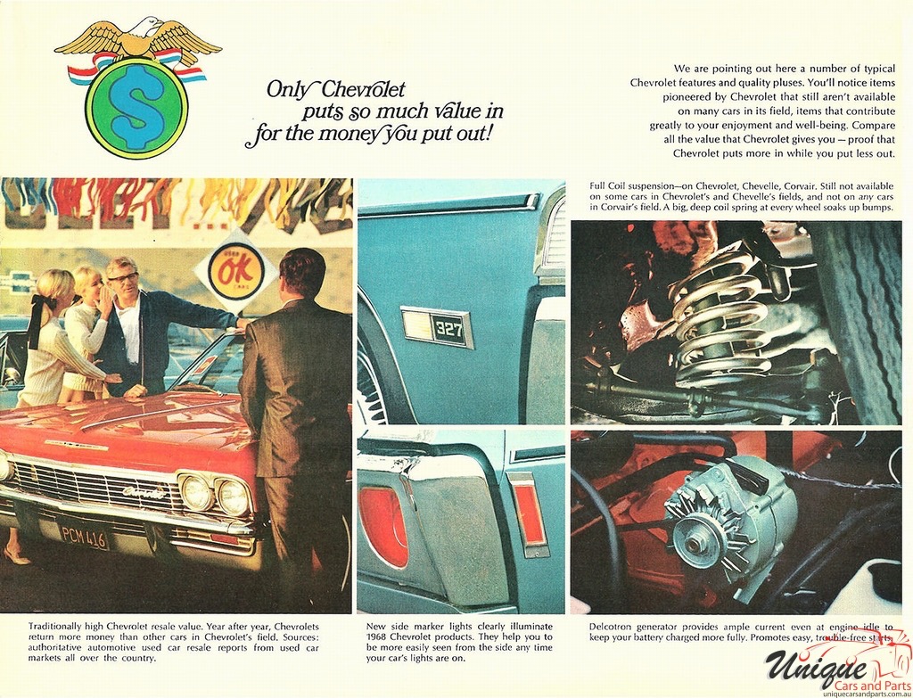 1968 Chevrolet Full-Line Brochure Page 11